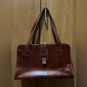 I Medici Firenze Brown Leather Handbag!